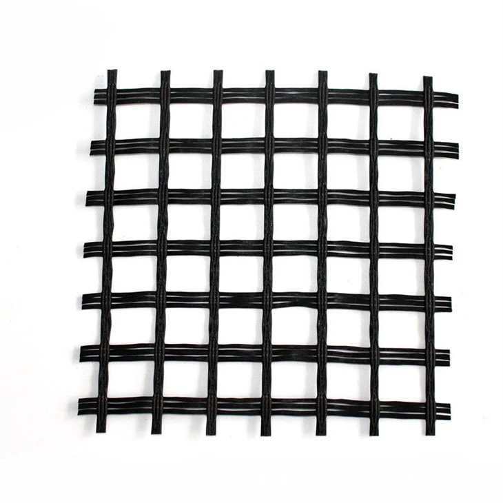 Polyester chèn knitted Geogrid